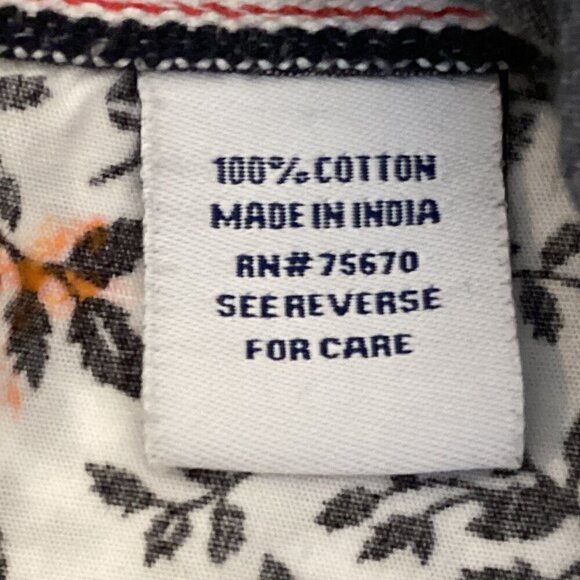 Thread & Cloth Men's Sz M Short Sleeve Button-Down Shirt Leaf Print 278i - Picture 5 of 6